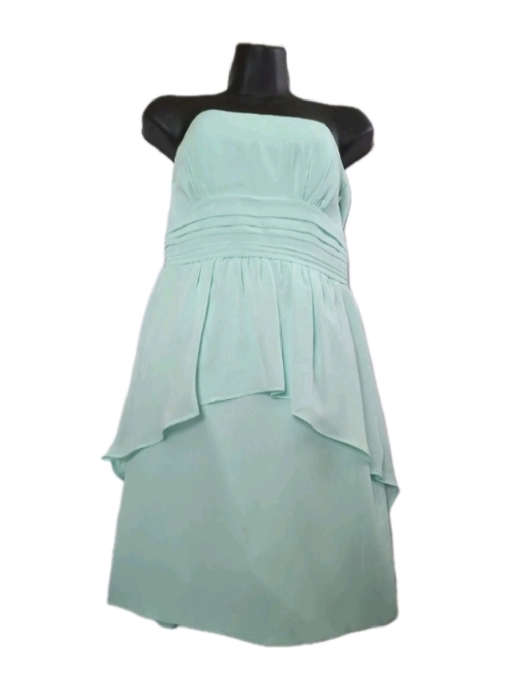 Alfred Angelo Seafoam Green Strapless Dress Size 8